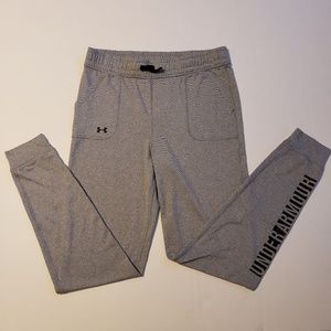 Under Armour Heat Gear Gray Lightweight Pants YLG
